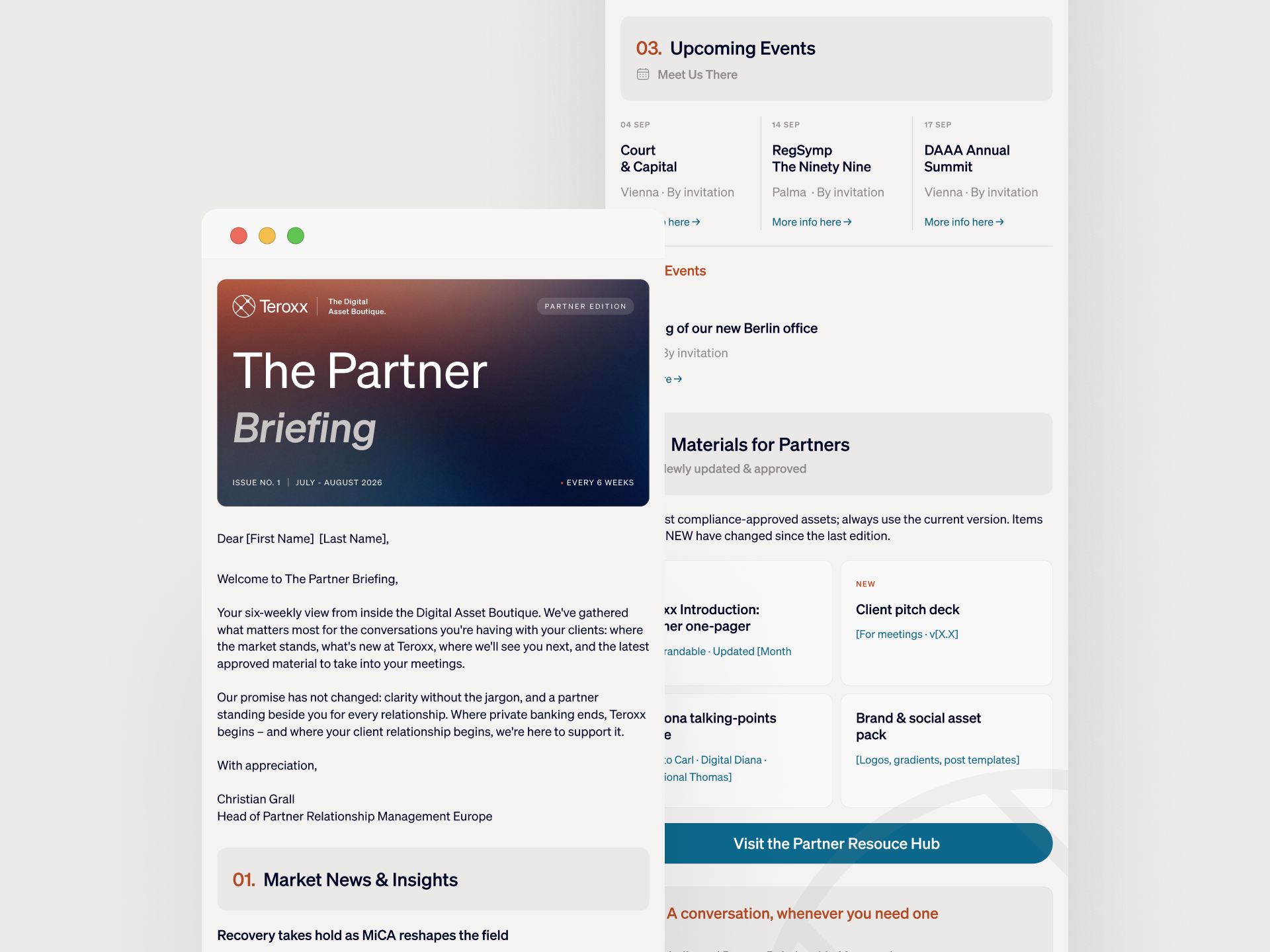Teroxx - Email Newsletter Design