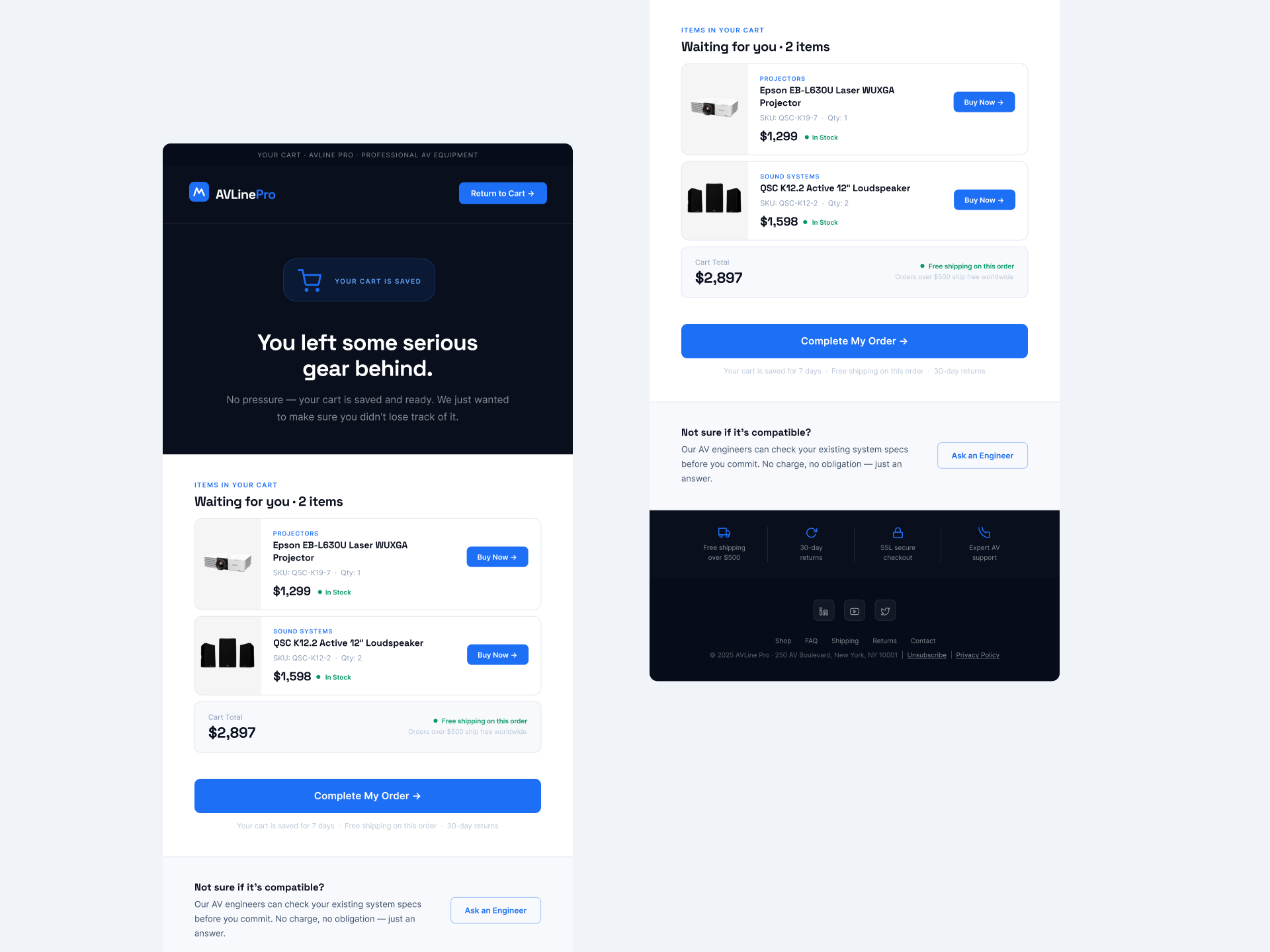 AVLine - Cart Email Series - 01