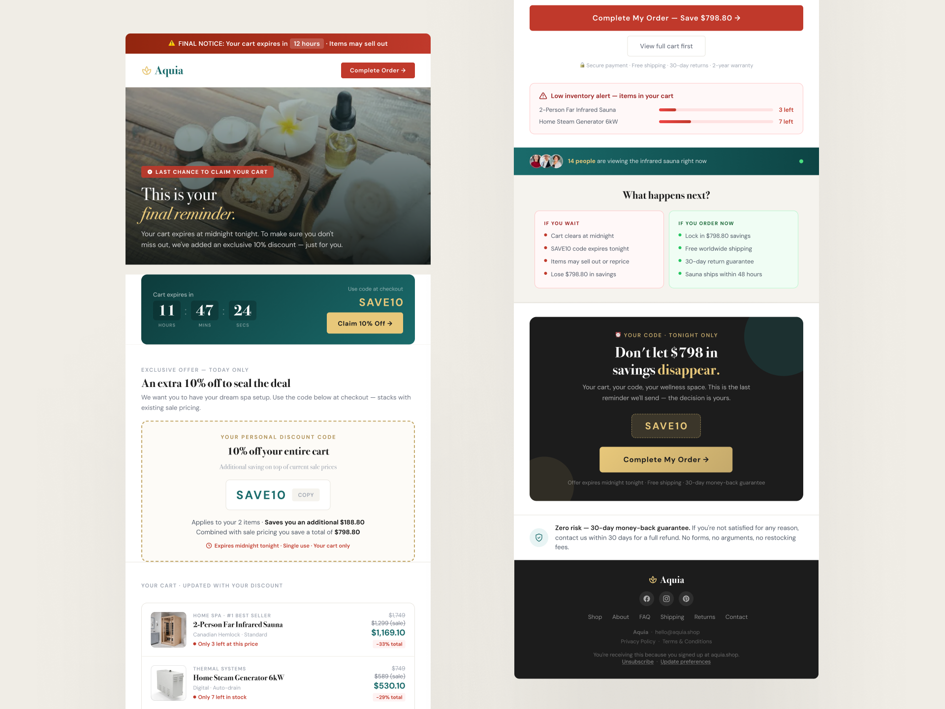 Aquavita - Cart Email Series - 03