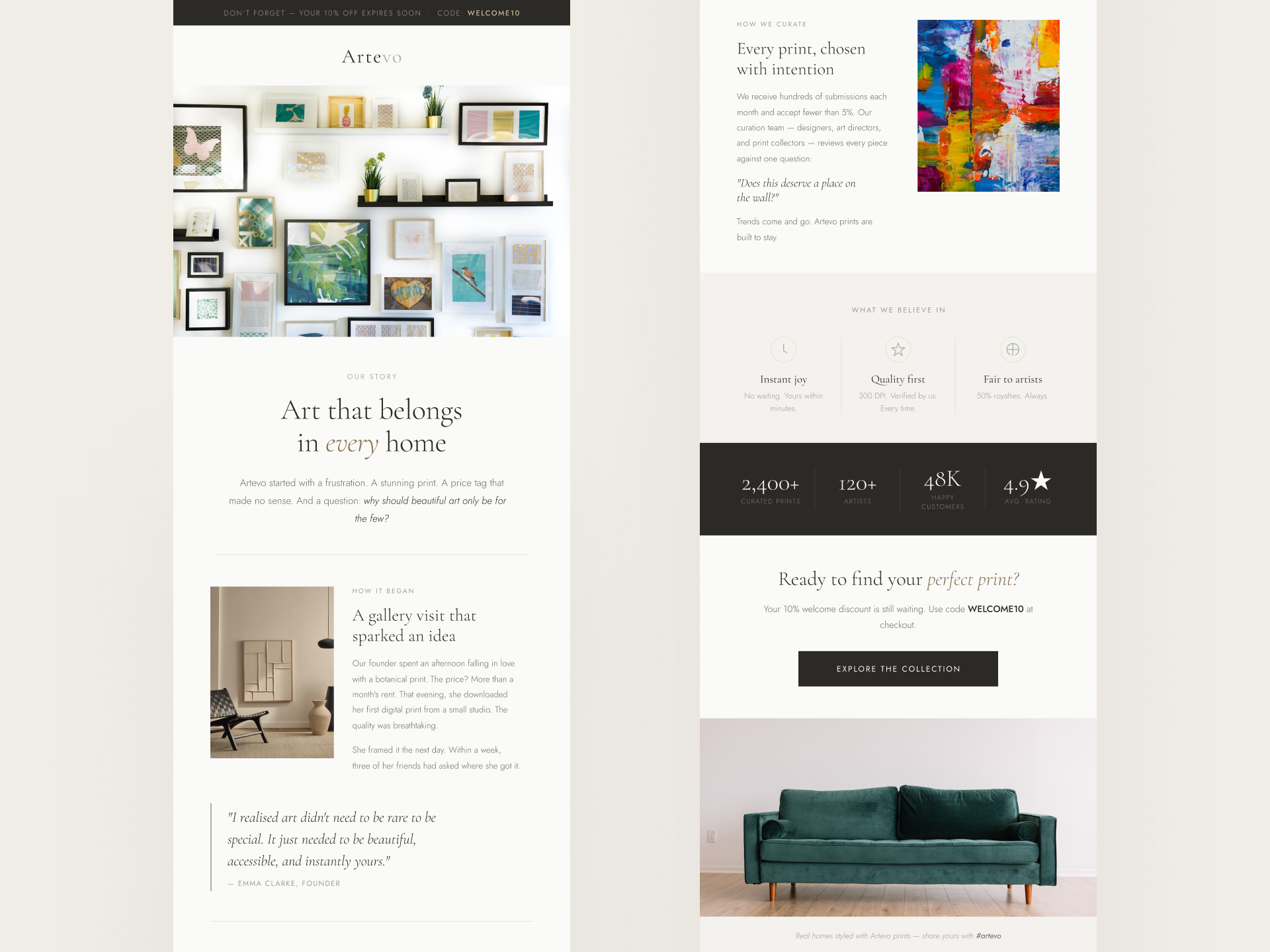 Artevo - Welcome Email Series - 02