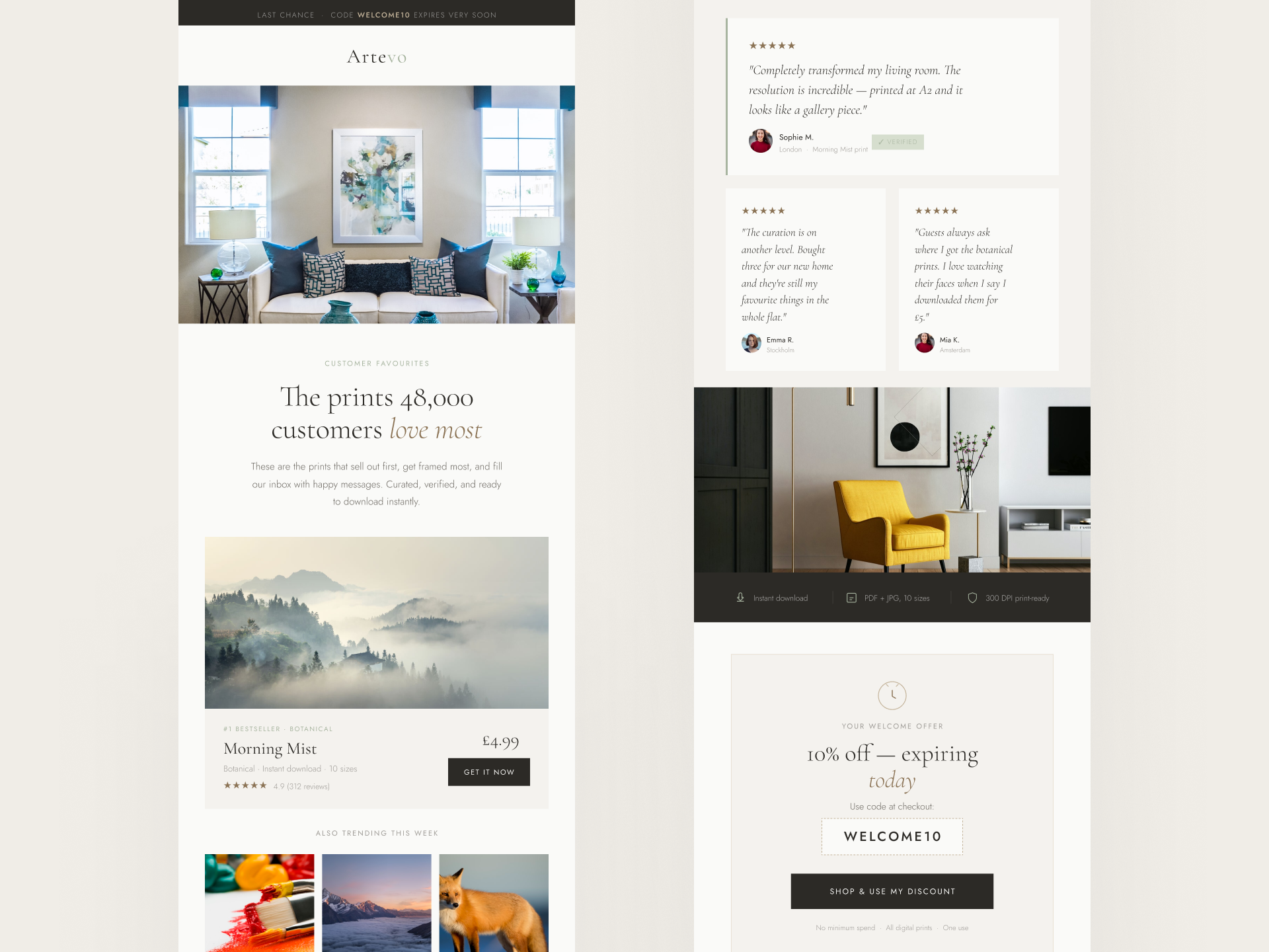 Artevo - Welcome Email Series - 03