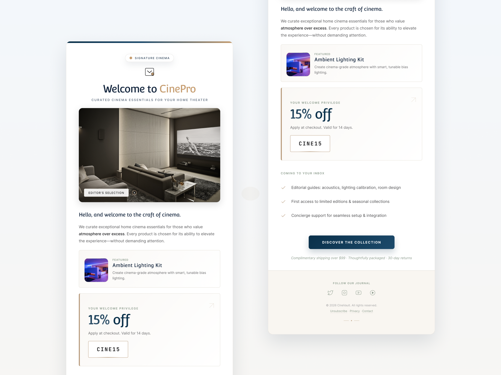 CinePro - Welcome Email Series - 01