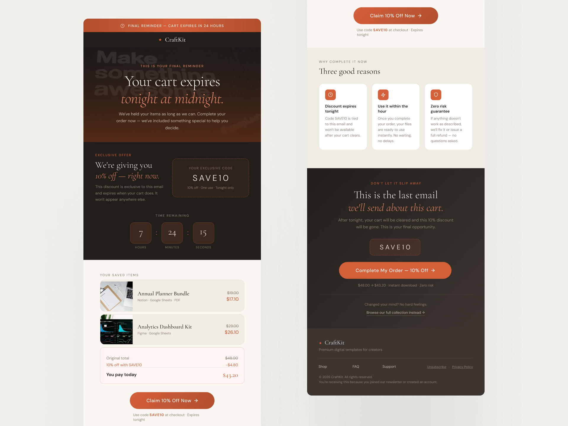 CraftKit - Cart Email Series - 02