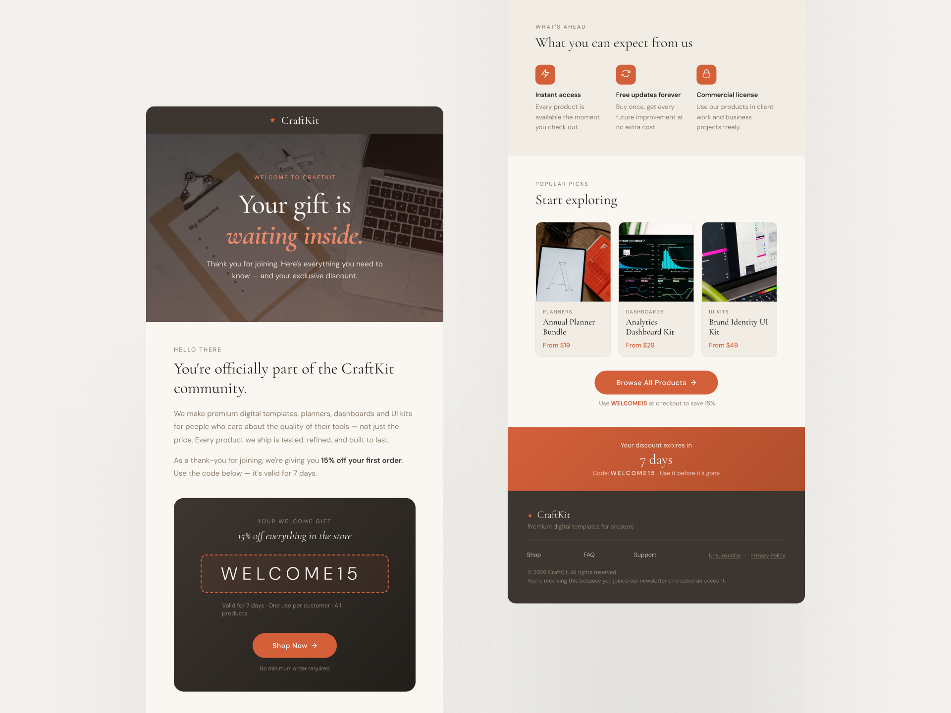 CraftKit - Welcome Email Series - 01