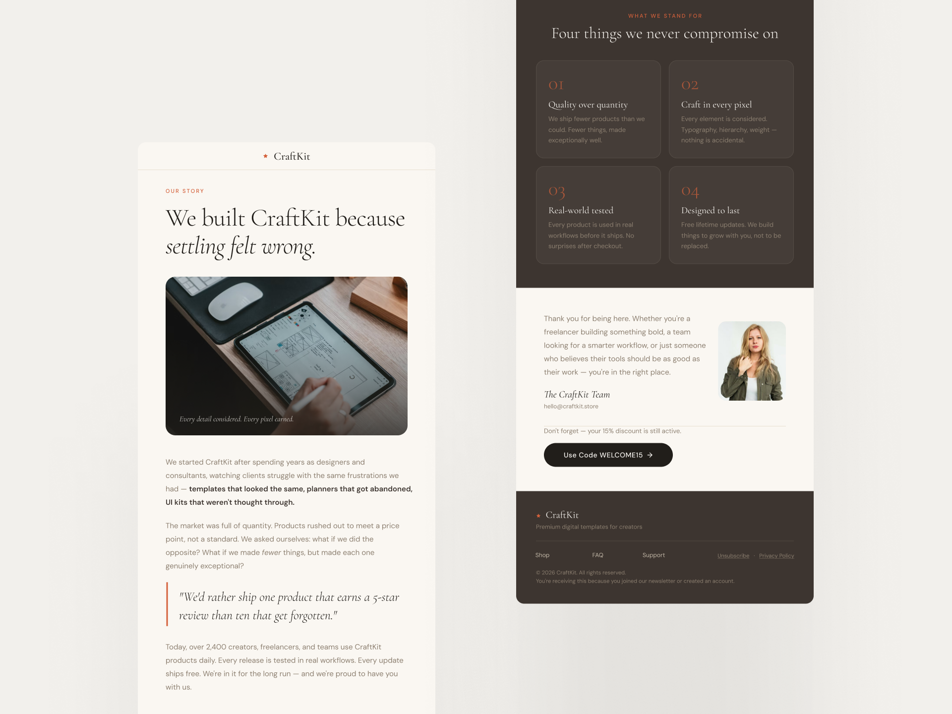 CraftKit - Welcome Email Series - 02