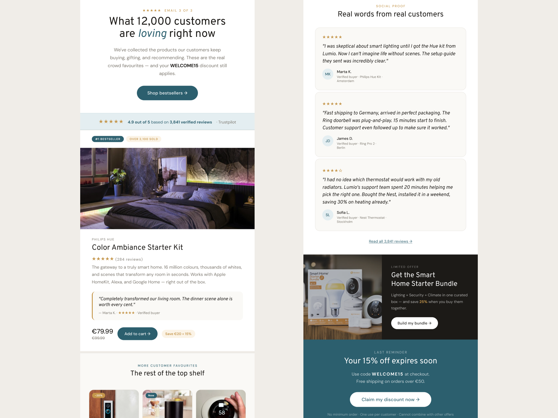 Lumio Online Store - Welcome Email Series - 03
