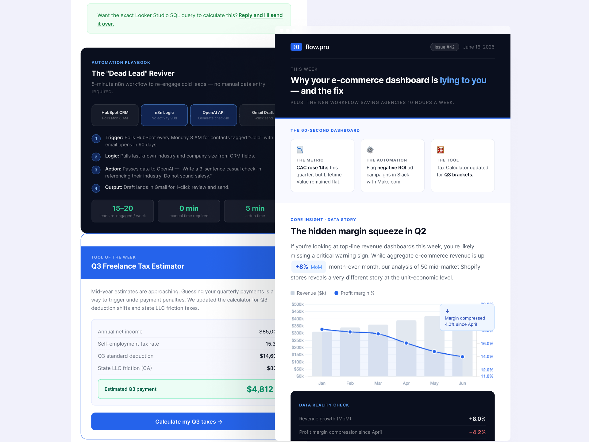 1flow - Newsletter Design