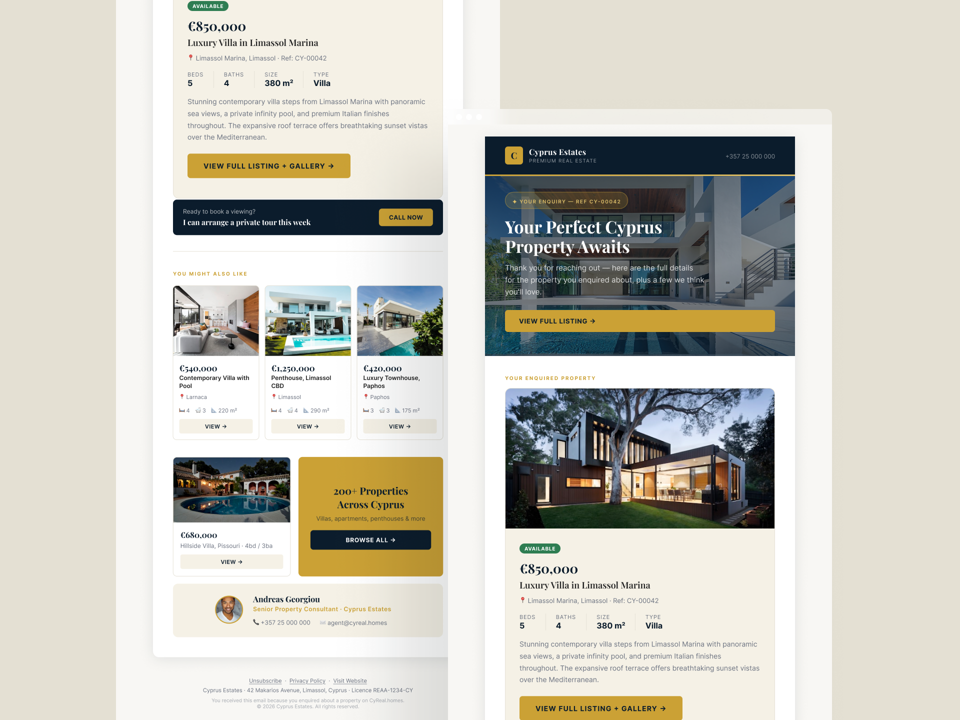 Cyreal - Real Estate Email Design