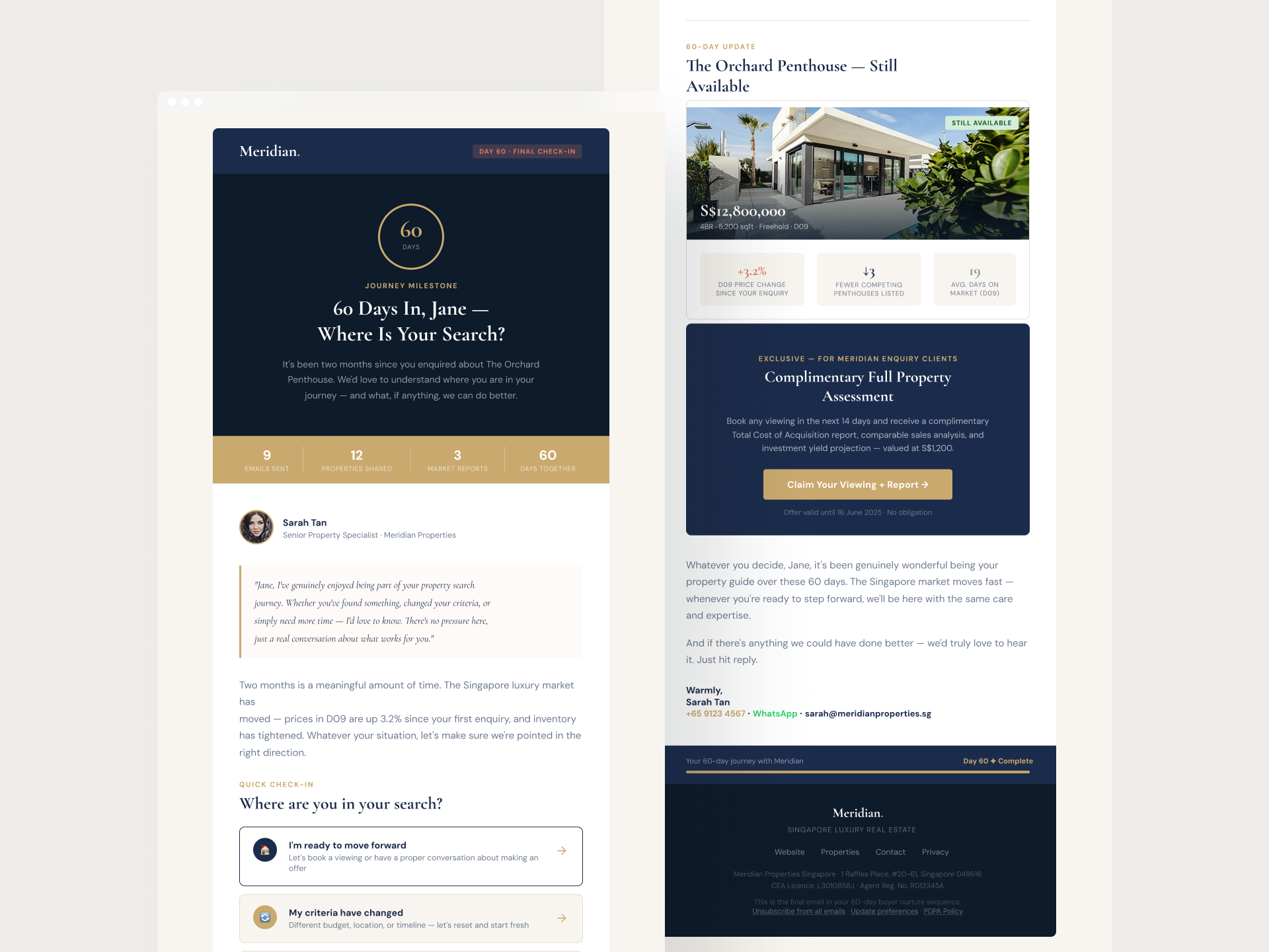 Meridian - Real Estate Email Design