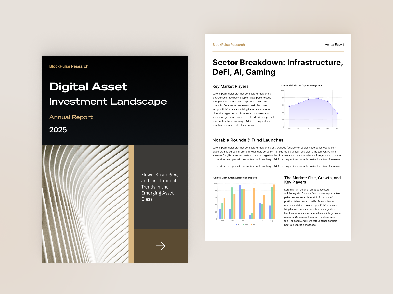 Digital Landscape - Financial Report Design