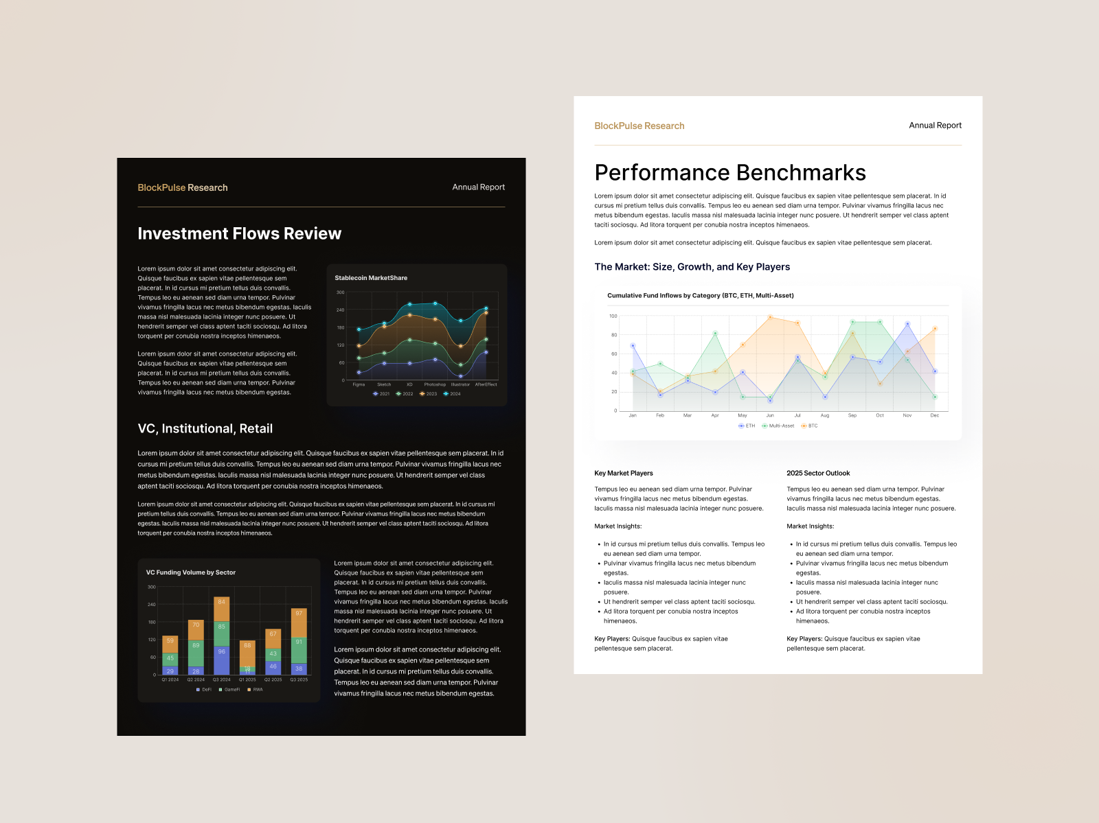 Digital Landscape - Financial Report Design