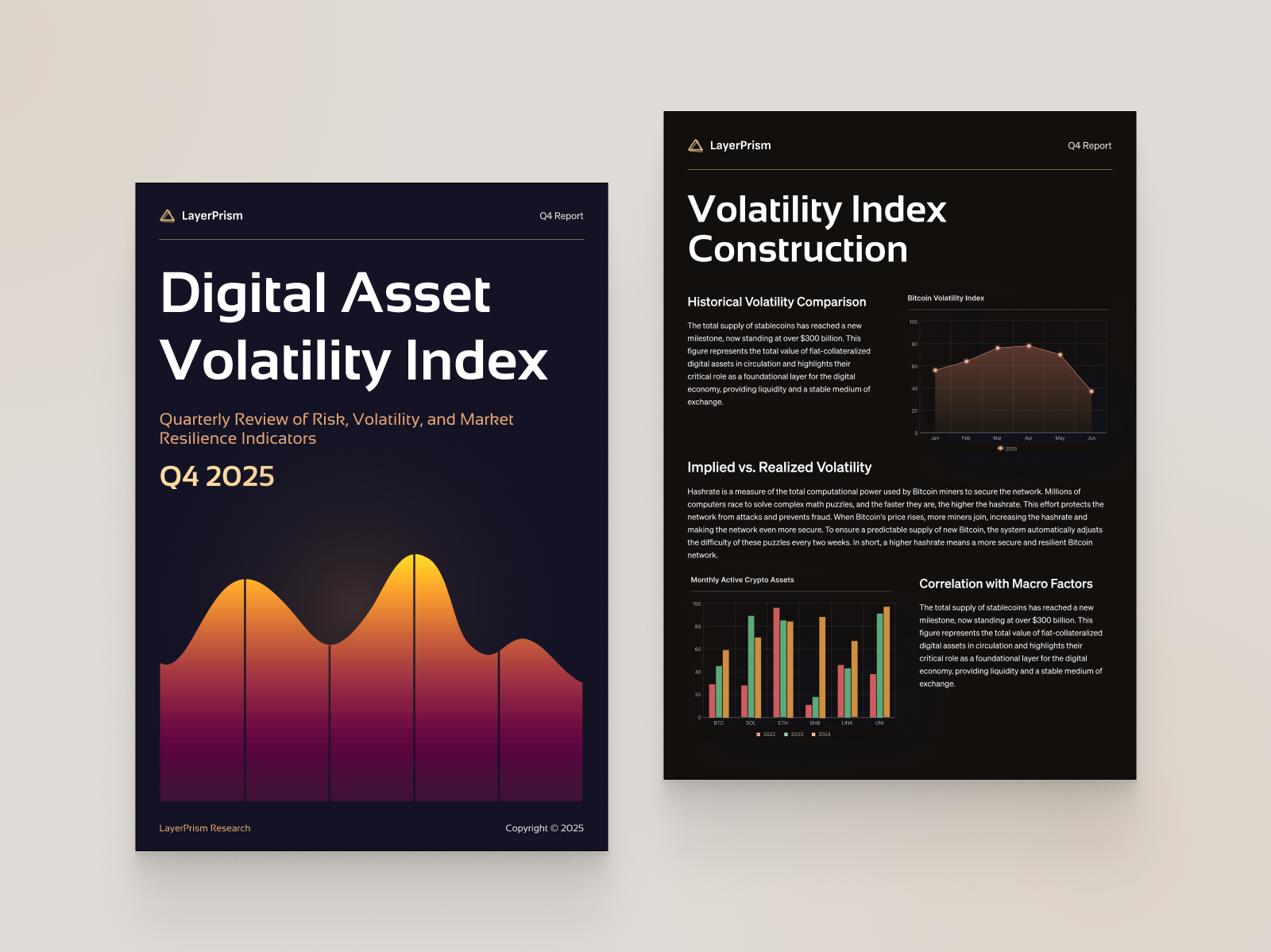 Digital Volatility - Financial Report Design
