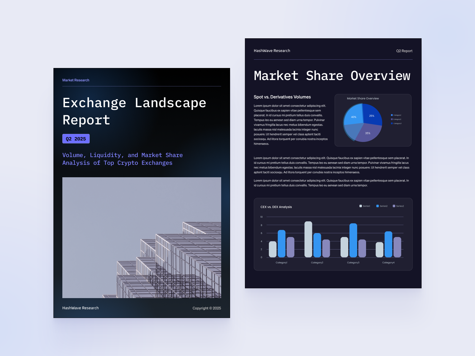 Global Exchange - Financial Report Design