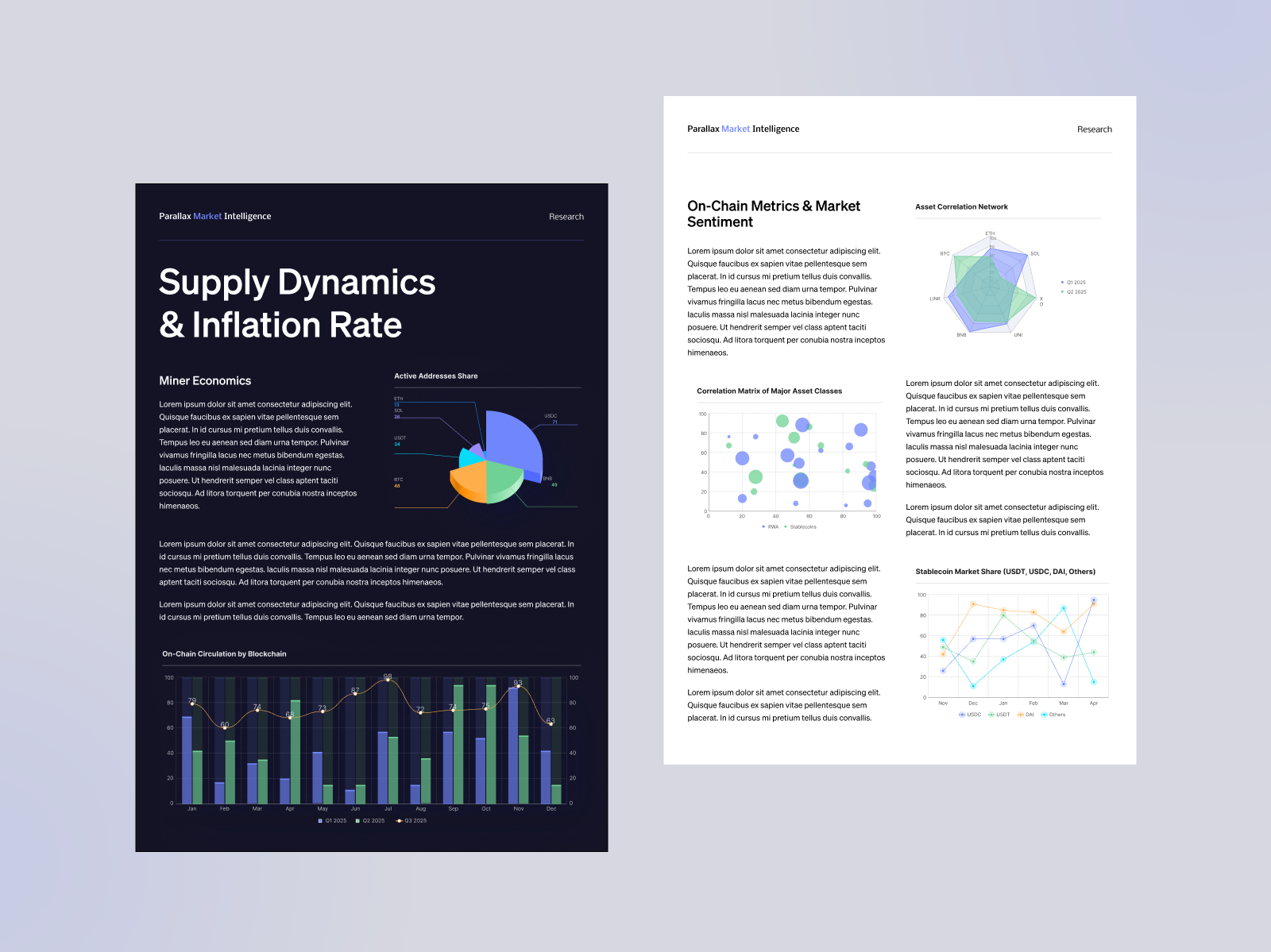 Parallax Insights - Financial Report Design