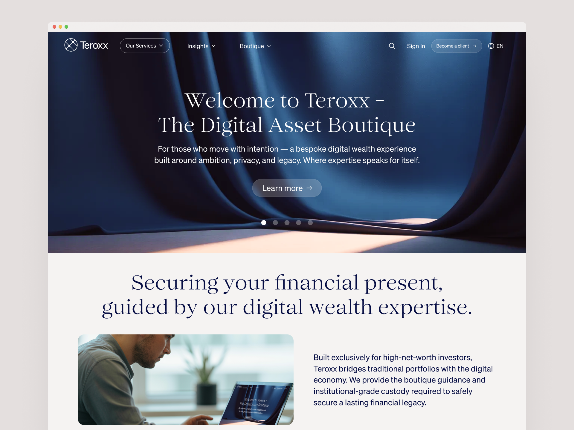Terox - Corporate Website Design
